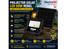 Reflector Solar LED 60W REBEL cu Panou 6W și Telecomandă – IP65, Lumină Puternică